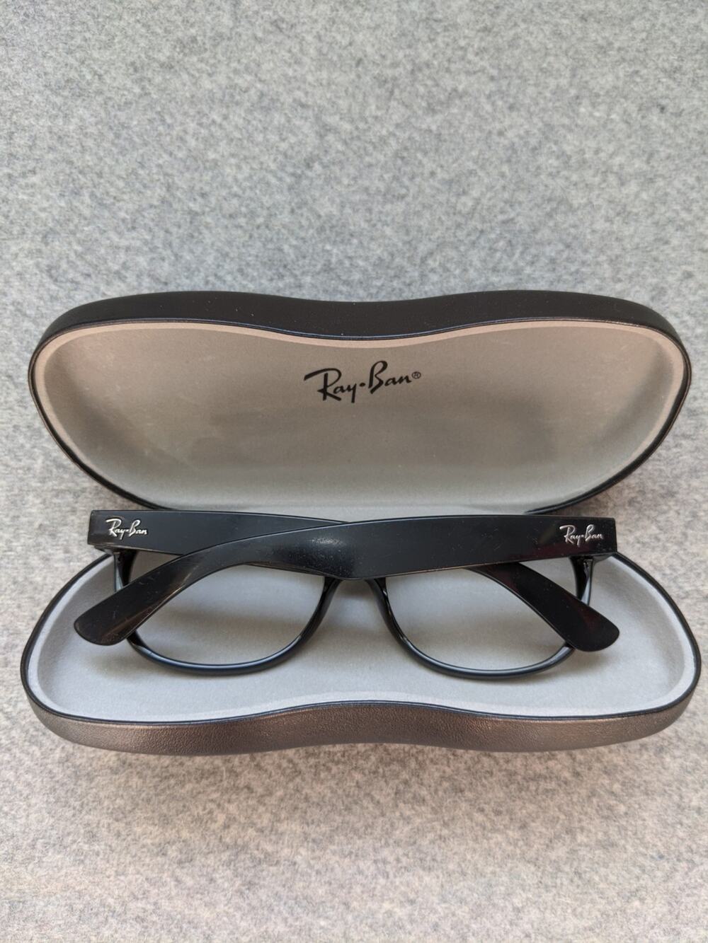 Ray Ban NEW WAYFARER RB2132 901 55-18 Black Frame Only With Case